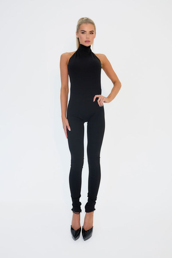 High neck catsuit